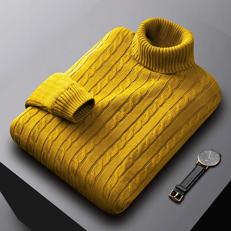 Anthony | Knitted Roll Neck Sweater