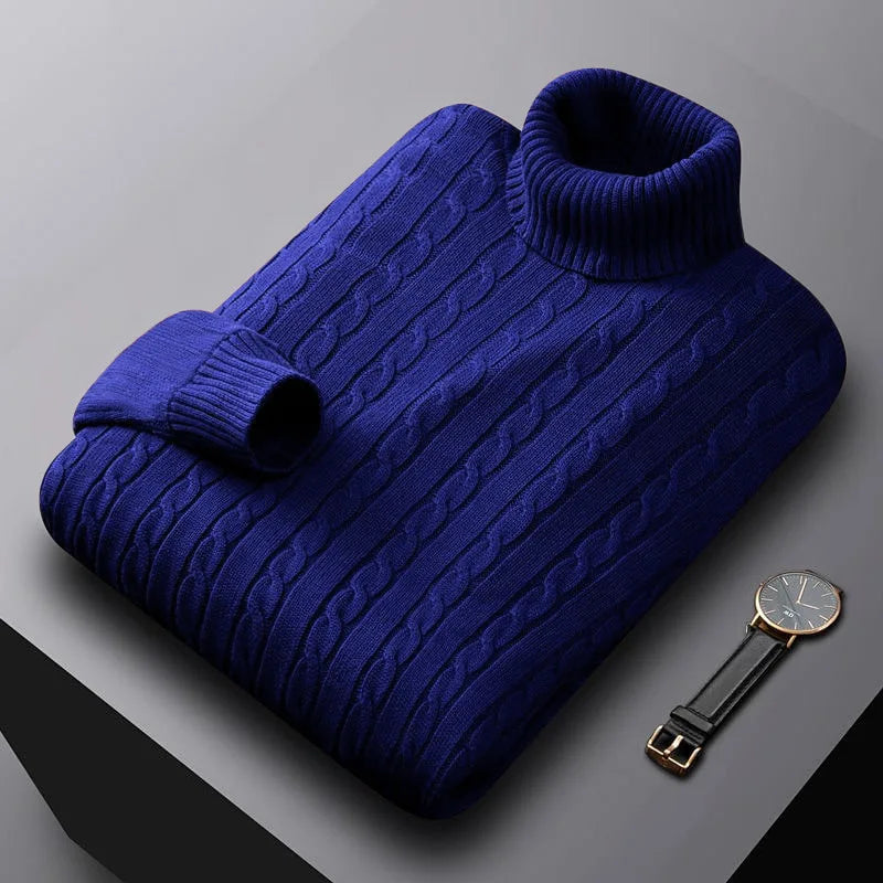 Anthony | Knitted Roll Neck Sweater