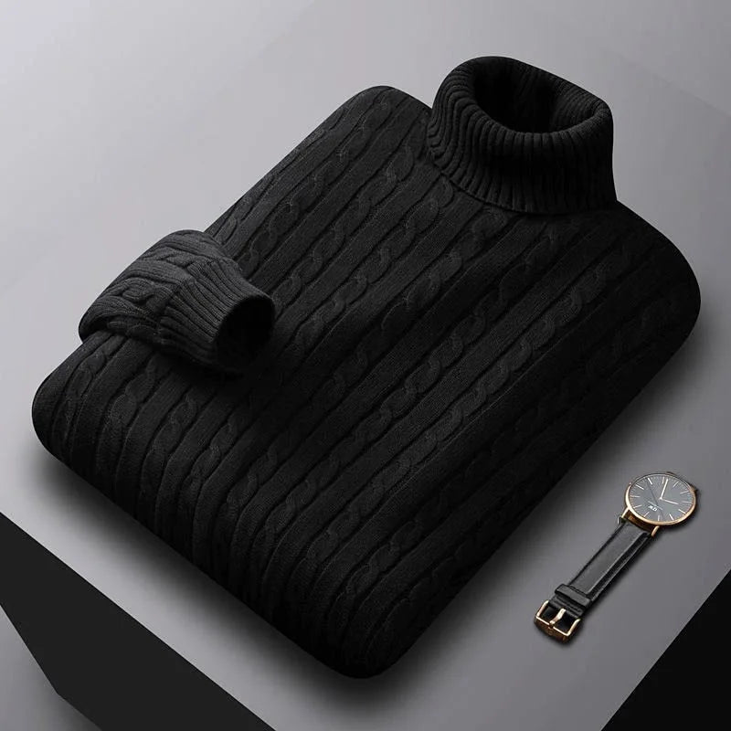 Anthony | Knitted Roll Neck Sweater