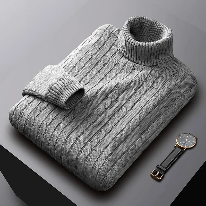 Anthony | Knitted Roll Neck Sweater
