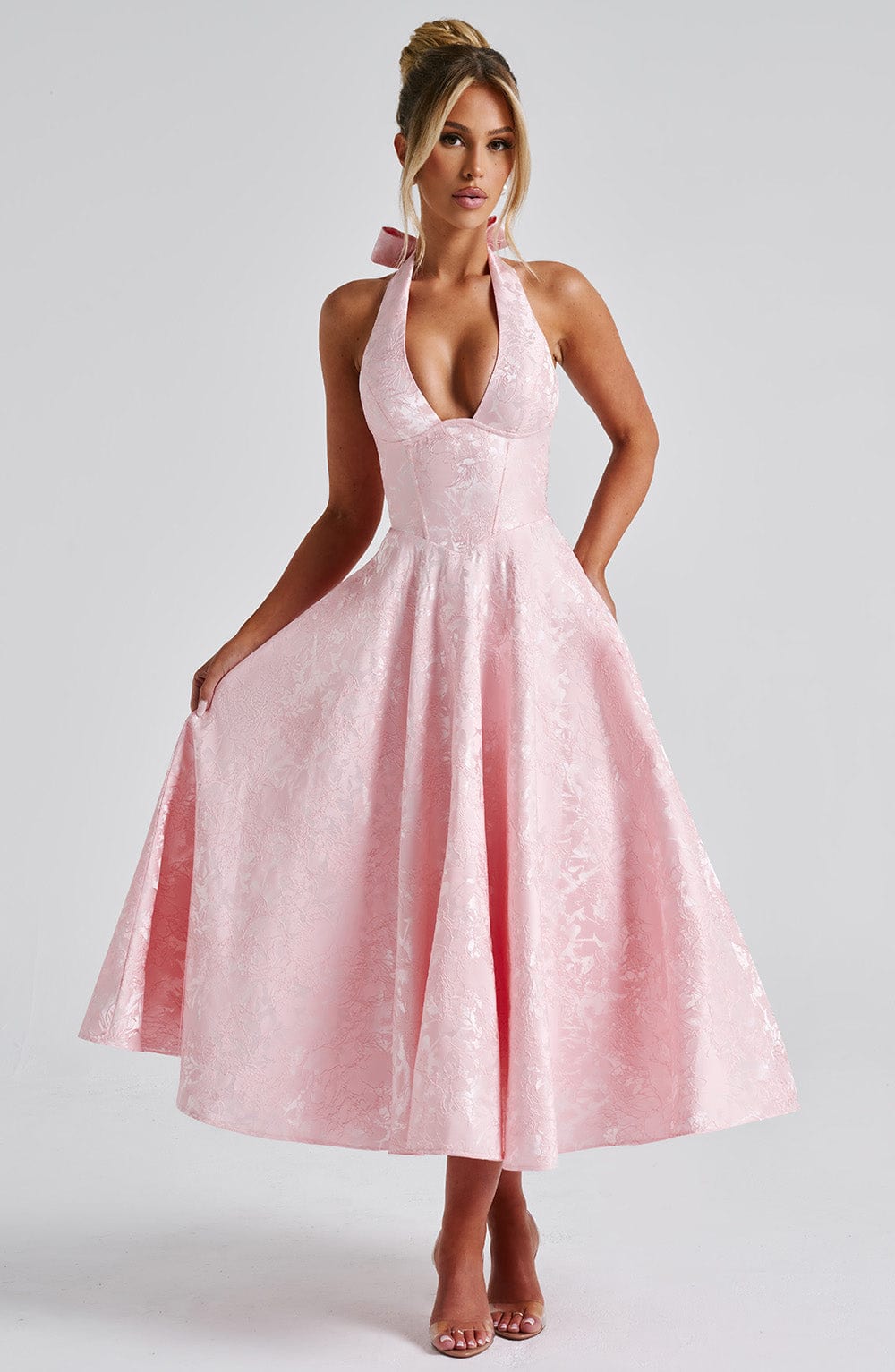 Primrose | Halter Neck Midi Dress