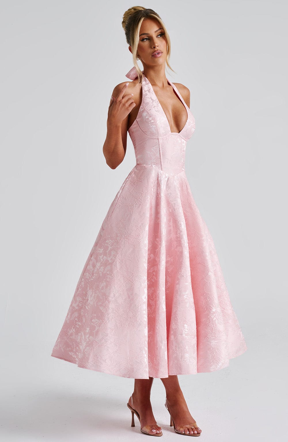 Primrose | Halter Neck Midi Dress