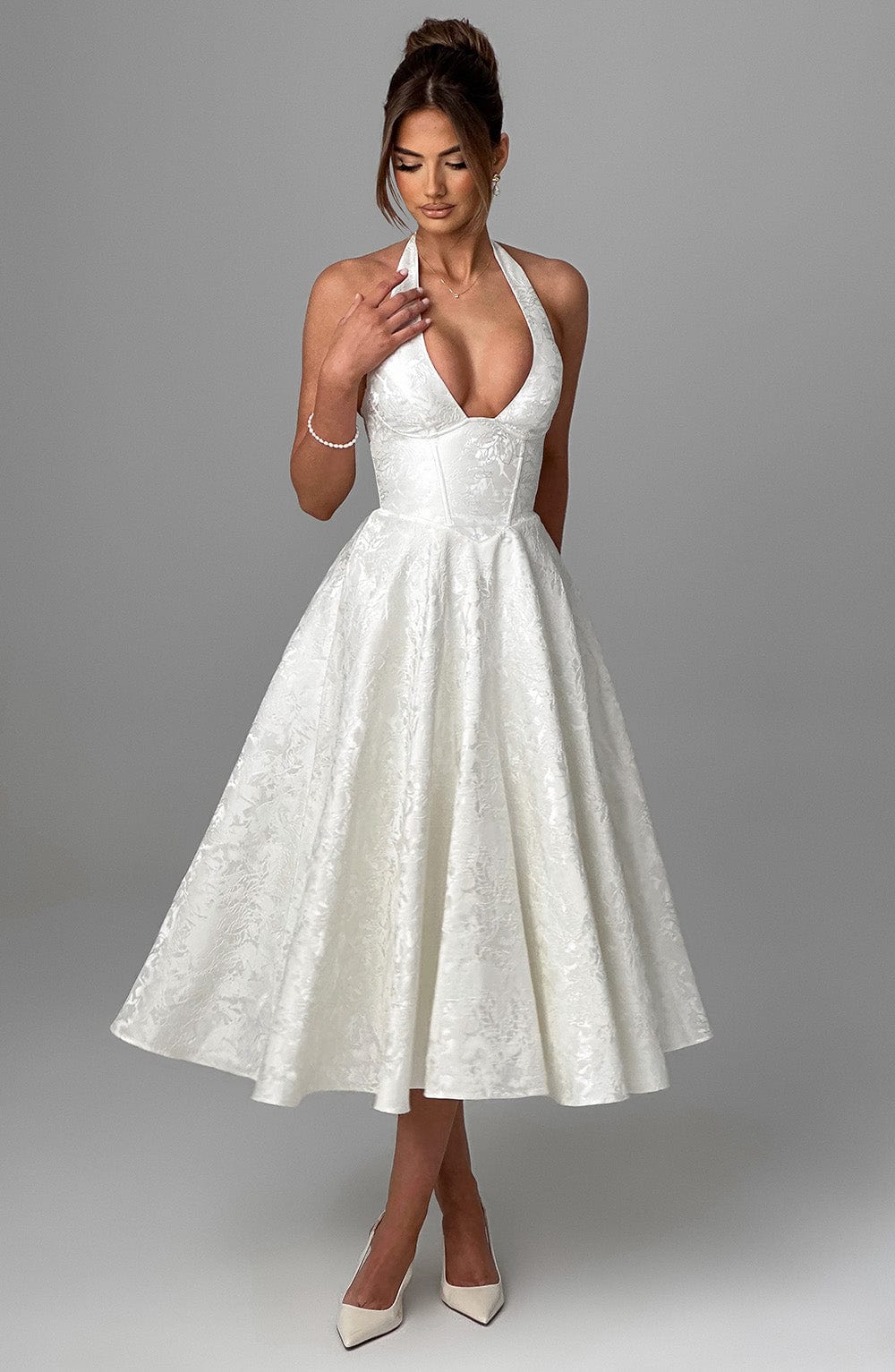 Primrose | Halter Neck Midi Dress