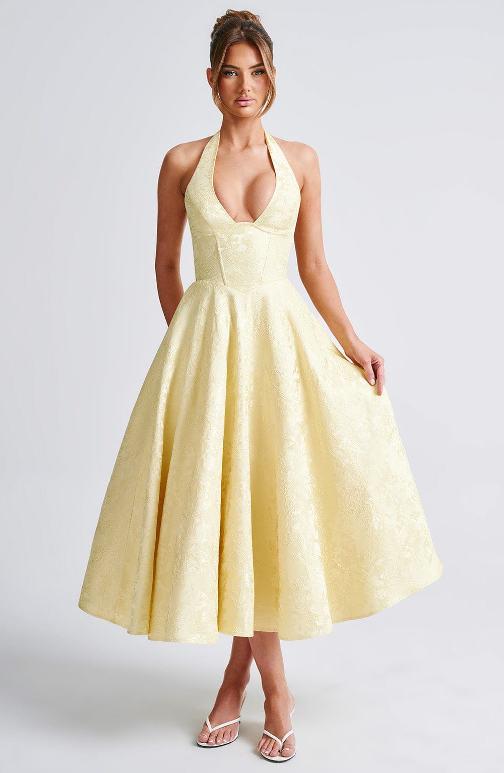 Primrose | Halter Neck Midi Dress