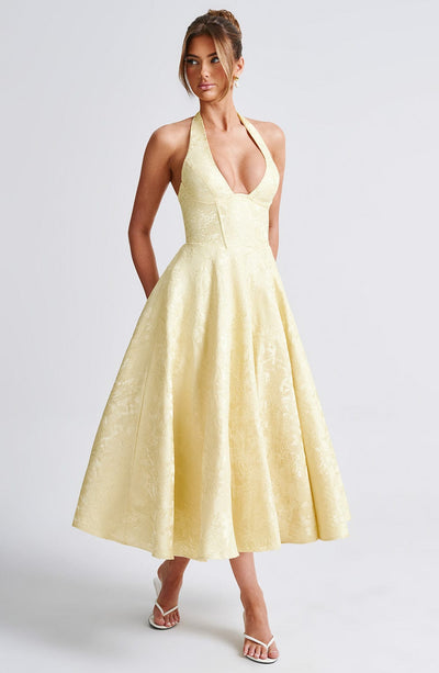 Primrose | Halter Neck Midi Dress