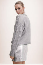 Harriet | Metallic Sweater