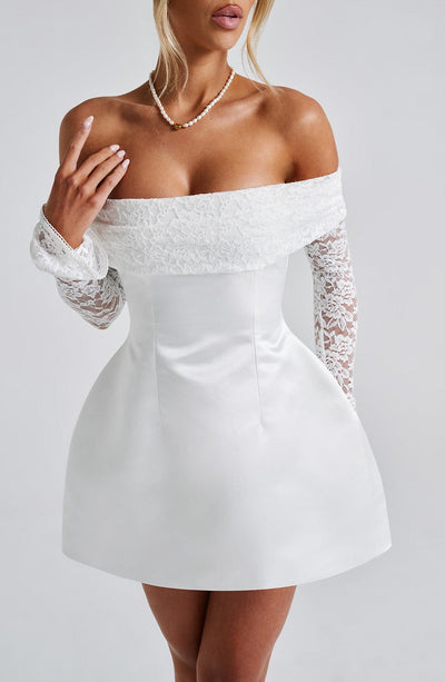 Georgianna | Mini Dress - Ivory