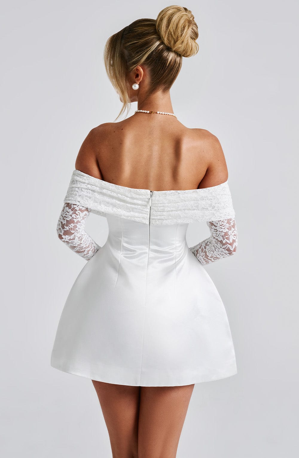 Georgianna | Mini Dress - Ivory