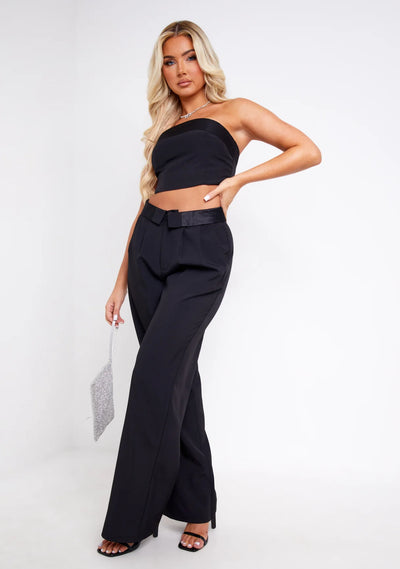 Gracie™ | Chic Tailored Wide-Leg Trousers