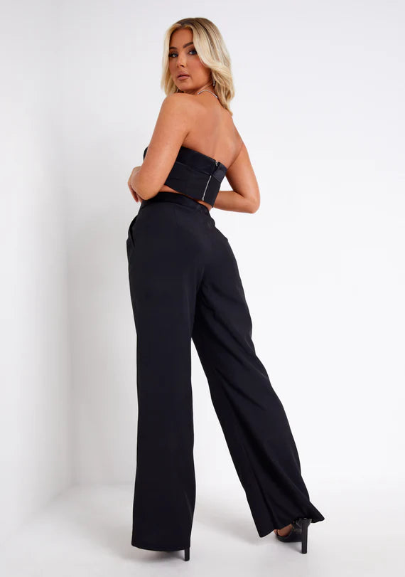 Gracie™ | Chic Tailored Wide-Leg Trousers