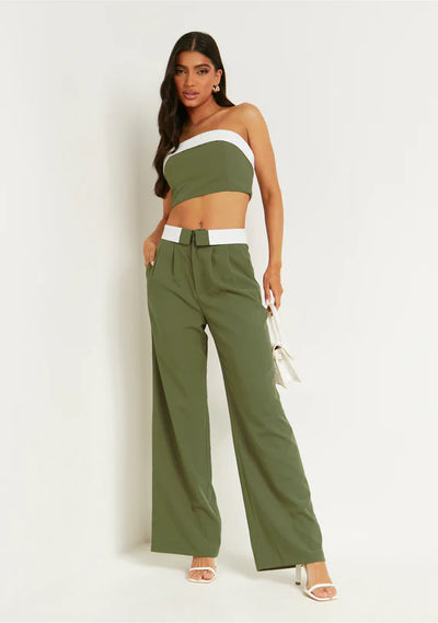 Gracie™ | Chic Tailored Wide-Leg Trousers