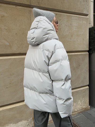 Hooded Down Quilted Jacket