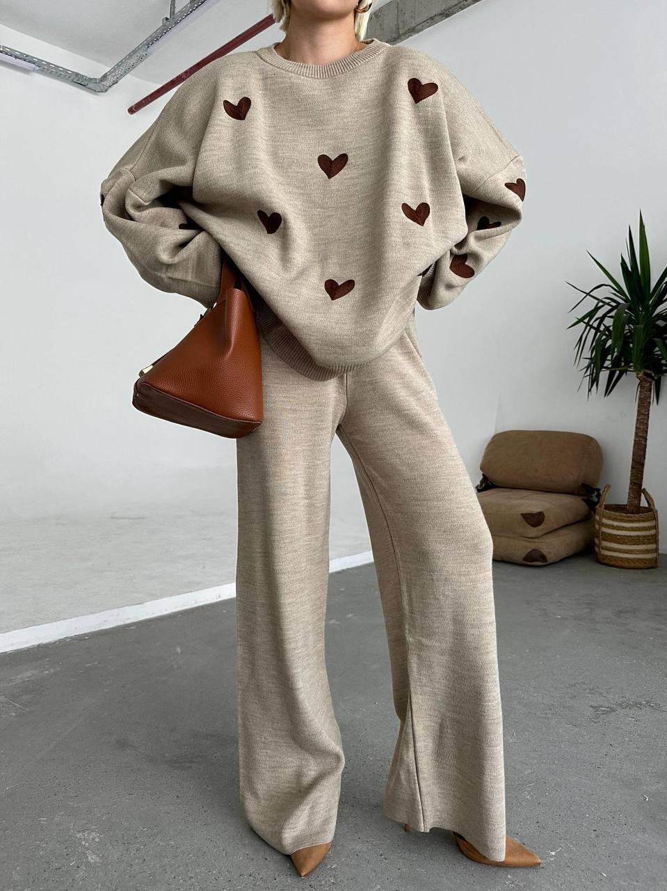 Sweetheart Knit Set