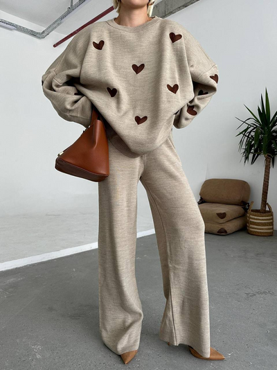 Sweetheart Knit Set