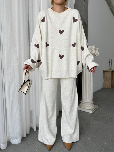 Sweetheart Knit Set