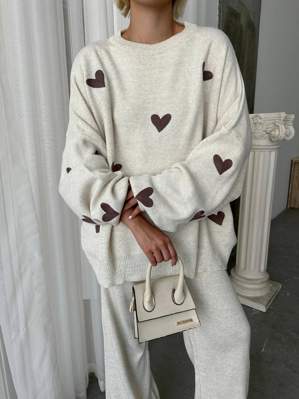Sweetheart Knit Set