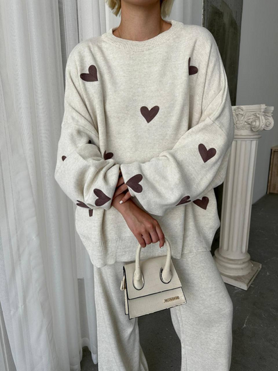 Sweetheart Knit Set
