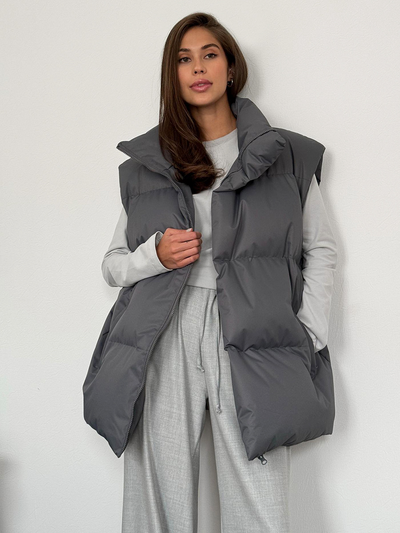 Minimalism Puffer Cardigan