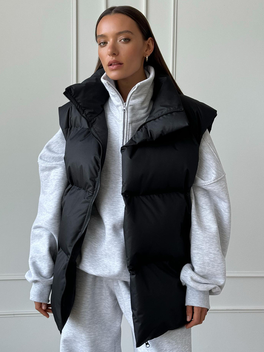 Minimalism Puffer Cardigan