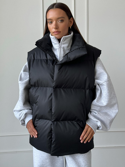 Minimalism Puffer Cardigan