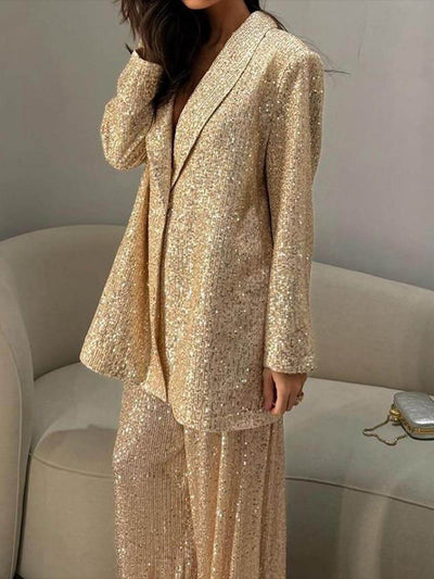 Beatrice | Fashionable Casual Pak Sequined Suit