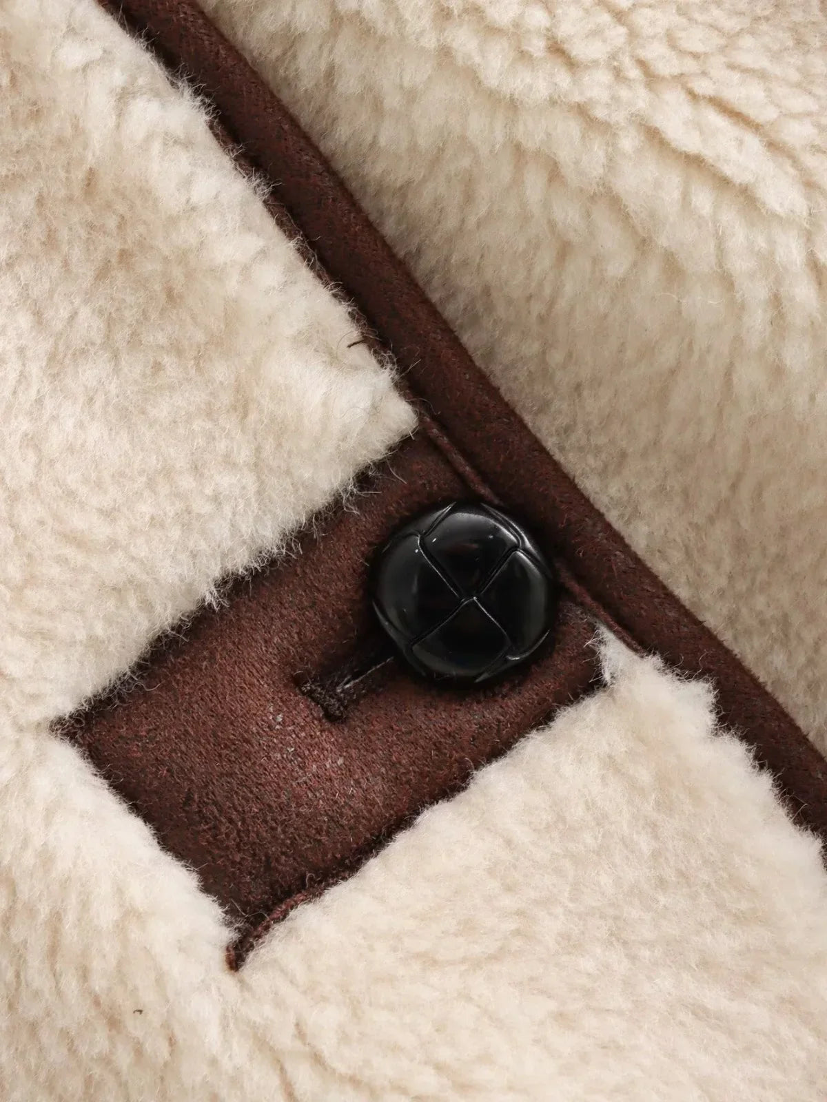 Poppy | Faux Shearling Stand Collar Jacket