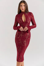 Élisa Berry | Lace Midi Dress