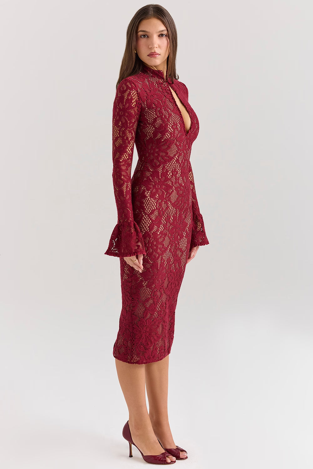 Élisa Berry | Lace Midi Dress