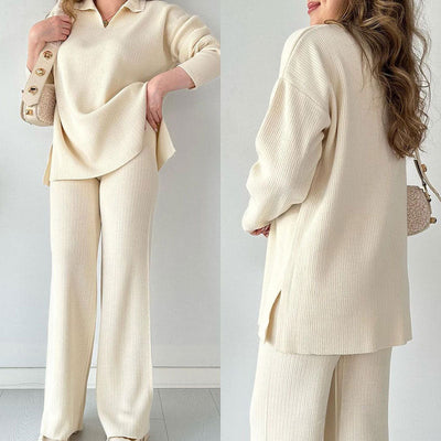 CLARA | V-NECK TWO-PIECE SET