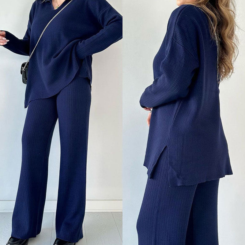 CLARA | V-NECK TWO-PIECE SET