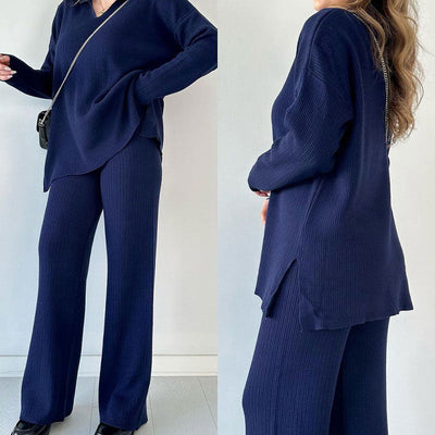 CLARA | V-NECK TWO-PIECE SET
