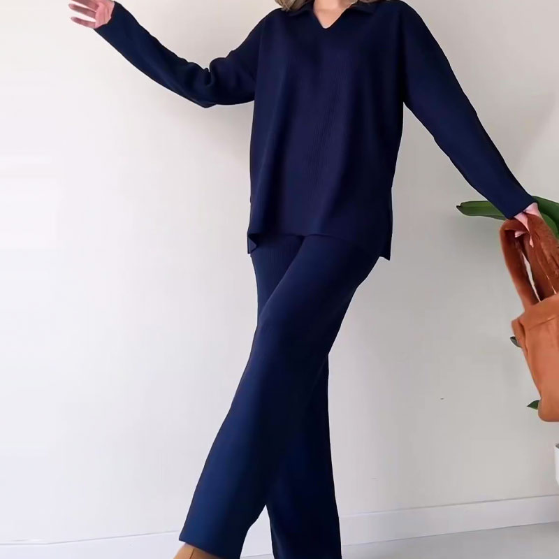 CLARA | V-NECK TWO-PIECE SET