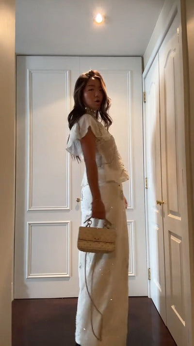 White Étoile Set – The viral elegance redefining fashion on TikTok