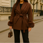 Elara Wool-Blend Winter Coat